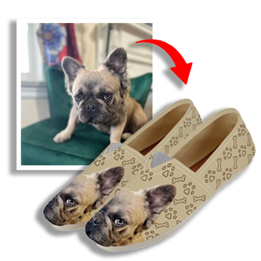 Custom Pet Photo Shoes – Wear Your Best Friend Everywhere!